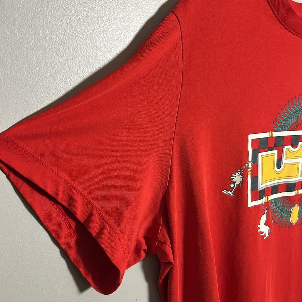 Nike LeBron James Dri Fit T Shirt Mens XL King Basketball Training Cotton Blend - Picture 5 of 10